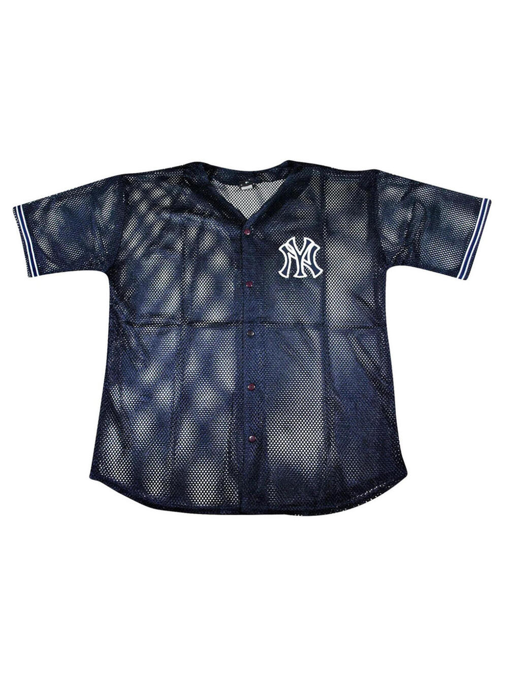 Vintage New York Yankees Practice MLB Baseball 90s Navy Jersey Size X-Large